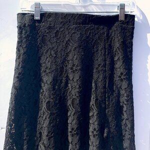 Women’s Free People x Jen's Pirate Booty Lace Maxi Skirt Black, Large